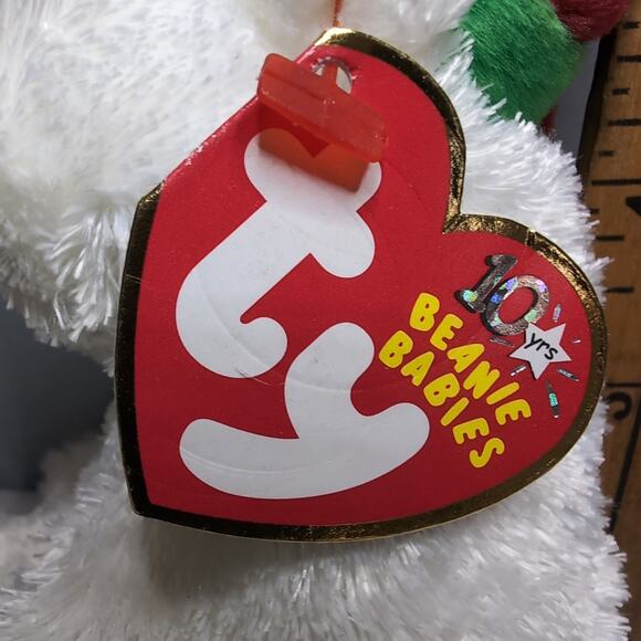 Ty Beanie Babies Snowdrift Bear Toboggan Penguin 2003 Christmas w/tags - Picture 8 of 16